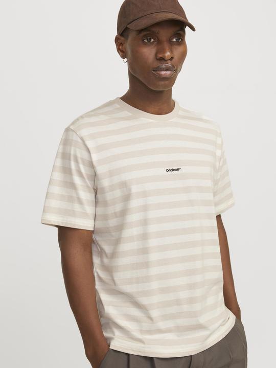 Actual product image Jack & Jones Gestreift Rundhalsausschnitt T-shirt T-shirt (XS)