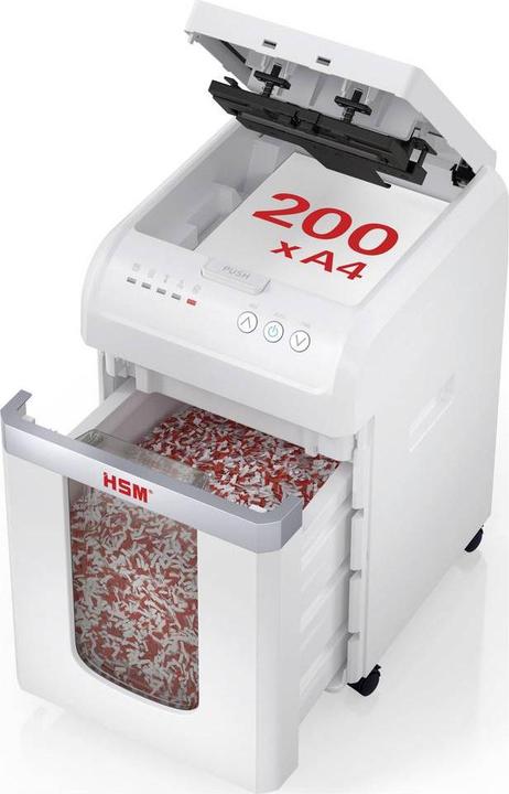 Actual product image HSM Shredstar X200 Aktenvernichter Weiss (Particle cut)