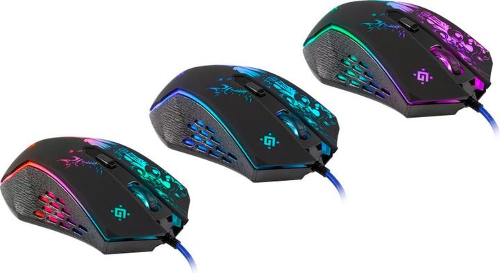 Produktbild Defender Gaming, kabelgebunden, optische Maus GM-933 SIN'SISTER 7200dpi 6P hintergrundbeleuchtet (Kabelgebunden)