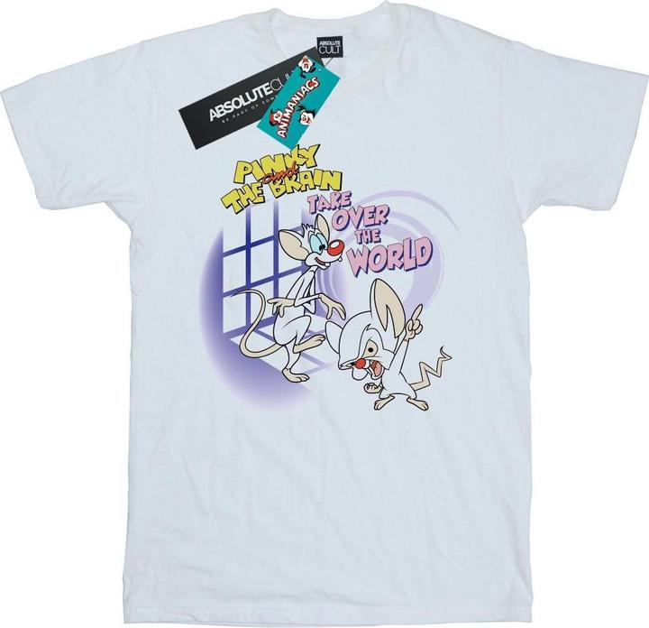 Immagine prodotto Universal Textiles Pinky And The Brain Take Over The World Maglietta Ampia Donna (S)
