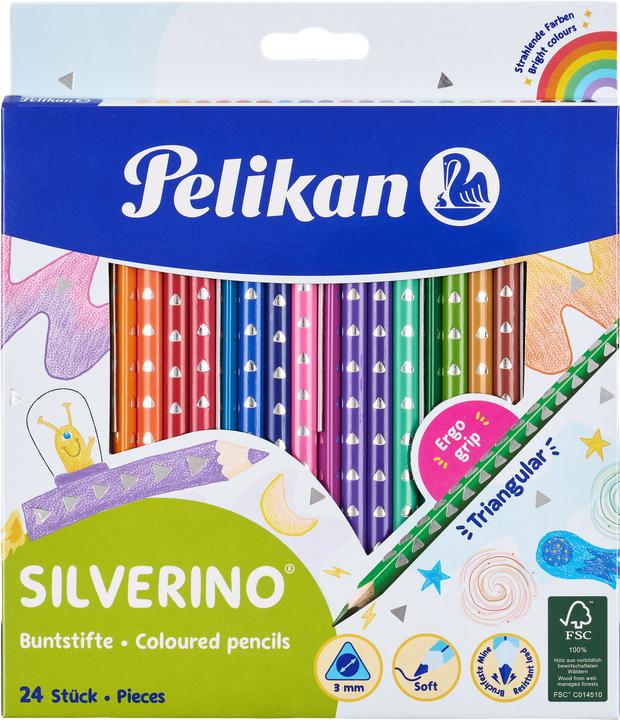 Actual product image Pelikan Silverino (Multicolor, 24 x)