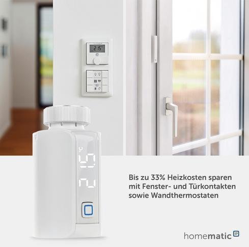 Immagine prodotto Homematic IP Termostato per radiatori Evo, bianco