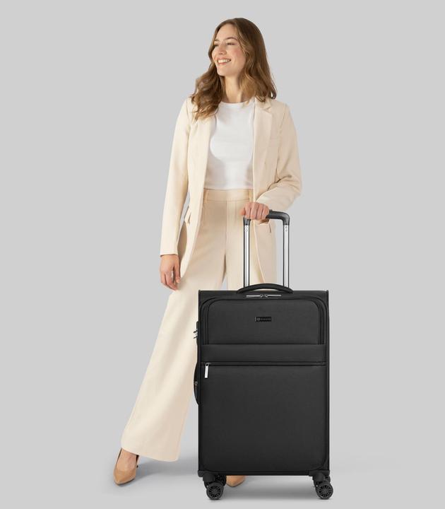Produktbild Bugatti Valencia Soft 4 Rollen Trolley M 64.5 cm mit Dehnfalte (57 l)