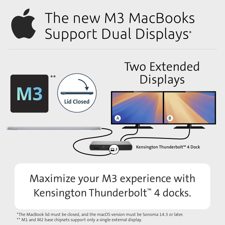 Actual product image Kensington SD5760T (Thunderbolt, 6 Ports)