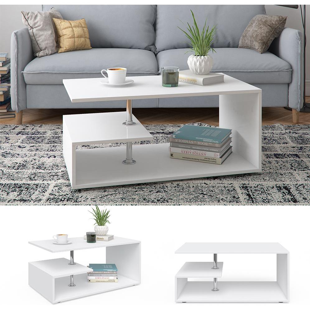 Thumbnail - Vicco, Couchtisch + Beistelltisch, Guillermo (91 x 41 x 53 cm)