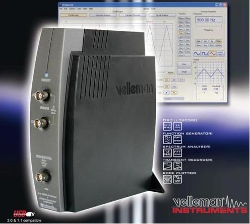 Actual product image Velleman PCSGU250 PC Measurement Lab, USB