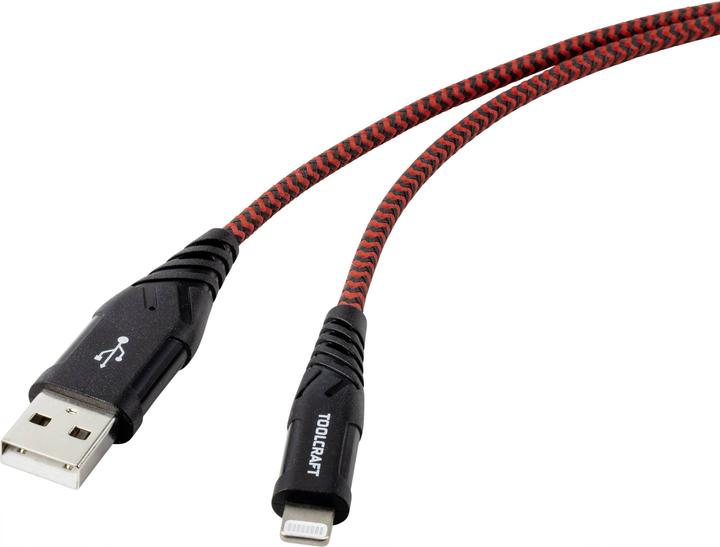 Toolcraft USB cable (1 m, USB 2.0, 12 W)