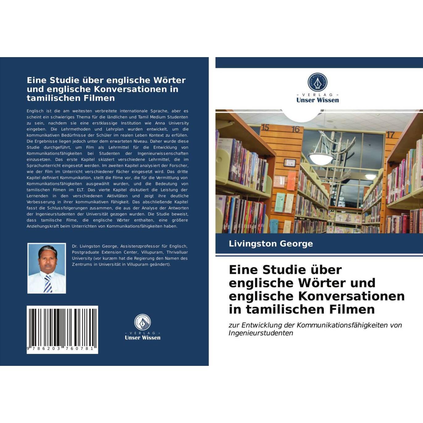 Eine Studie über englische Wörter und englische Konversationen in tamilischen Filmen, Fachbücher von Livingston George