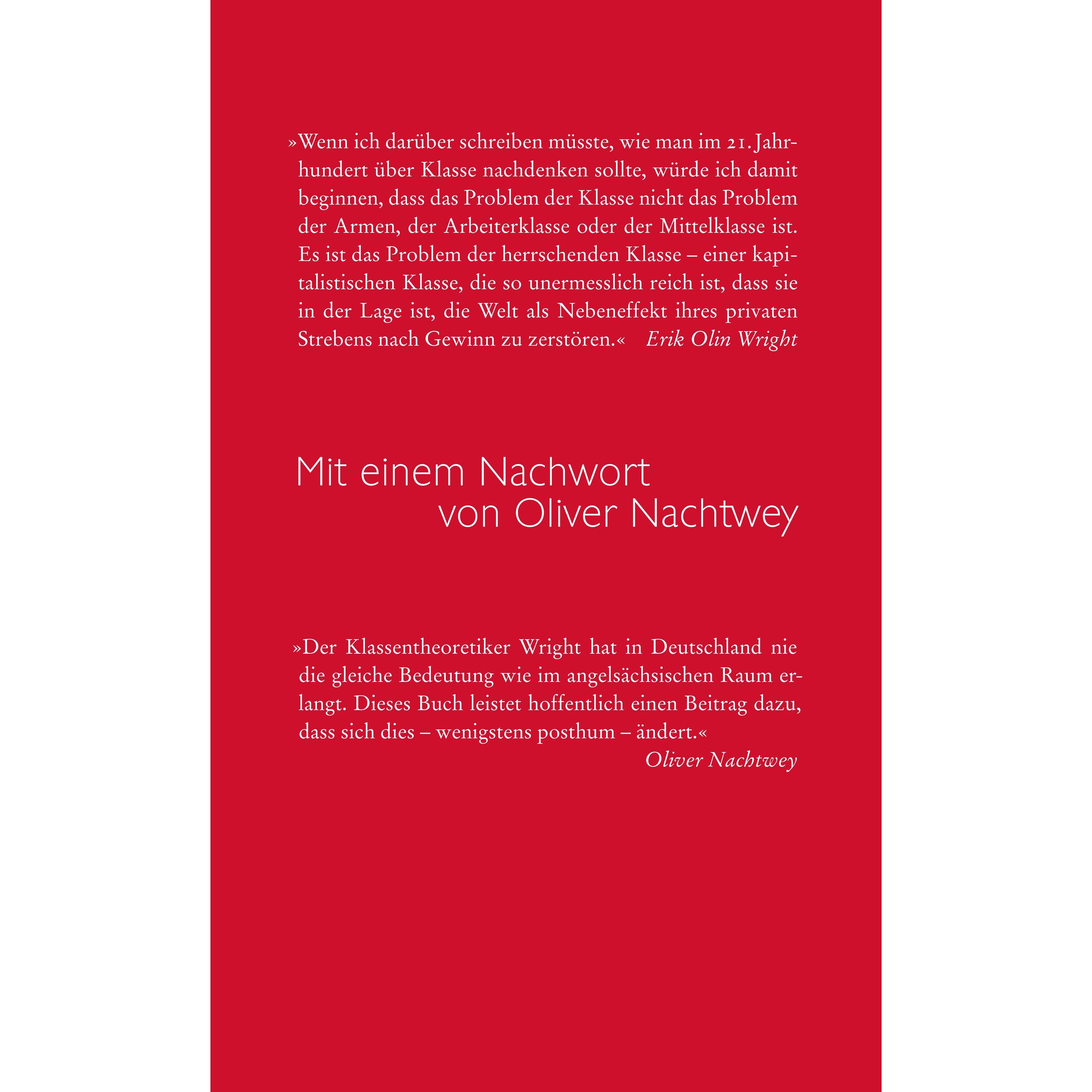 Thumbnail - Warum Klasse zählt, Fachbücher von Philipp Hölzing, Oliver Nachtwey, Erik Olin Wright