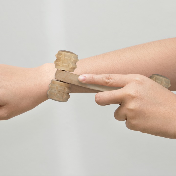 Actual product image Relaxdays 2-piece massage set