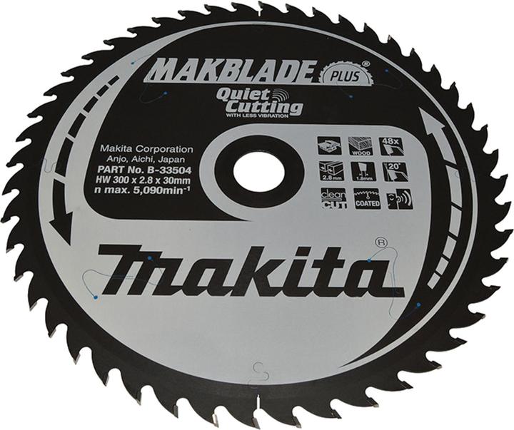 Actual product image Makita MAKBLADE+ saw blade 300x30x48Z