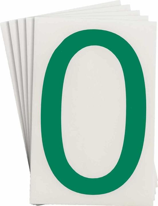 Immagine prodotto Brady Etichette ToughStripe con numeri e lettere, verde