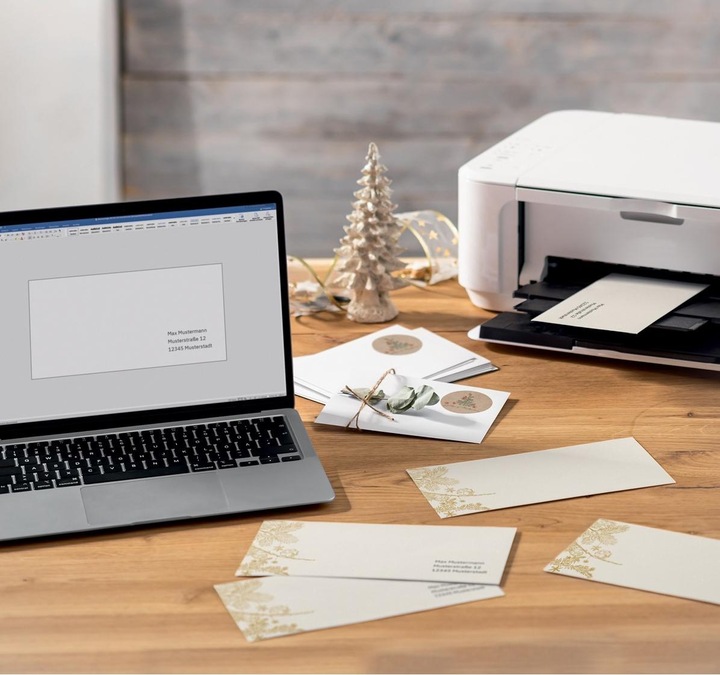 Actual product image Sigel Christmas envelopes (11 x 22 cm, 50 x)