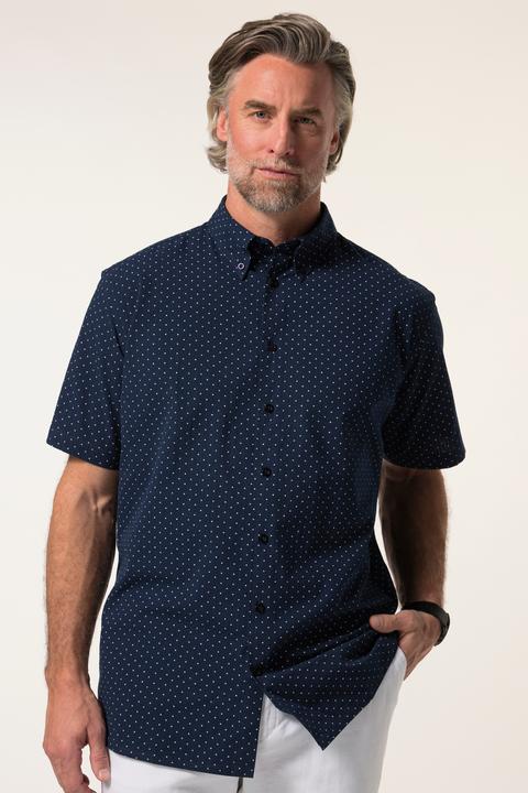 Immagine prodotto Boston Park Hemd, Halbarm, Seersucker, Buttondown-Kragen, Comfort Fit (8XL)