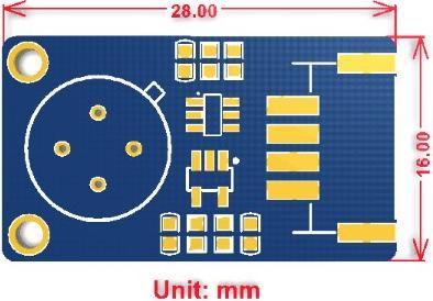 Image du produit WaveShare MLX90614 Capteur de température infrarouge sans contact