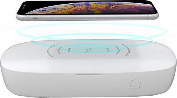 Actual product image Novidarte UV-Sterilisator Box mit Wireless Charger