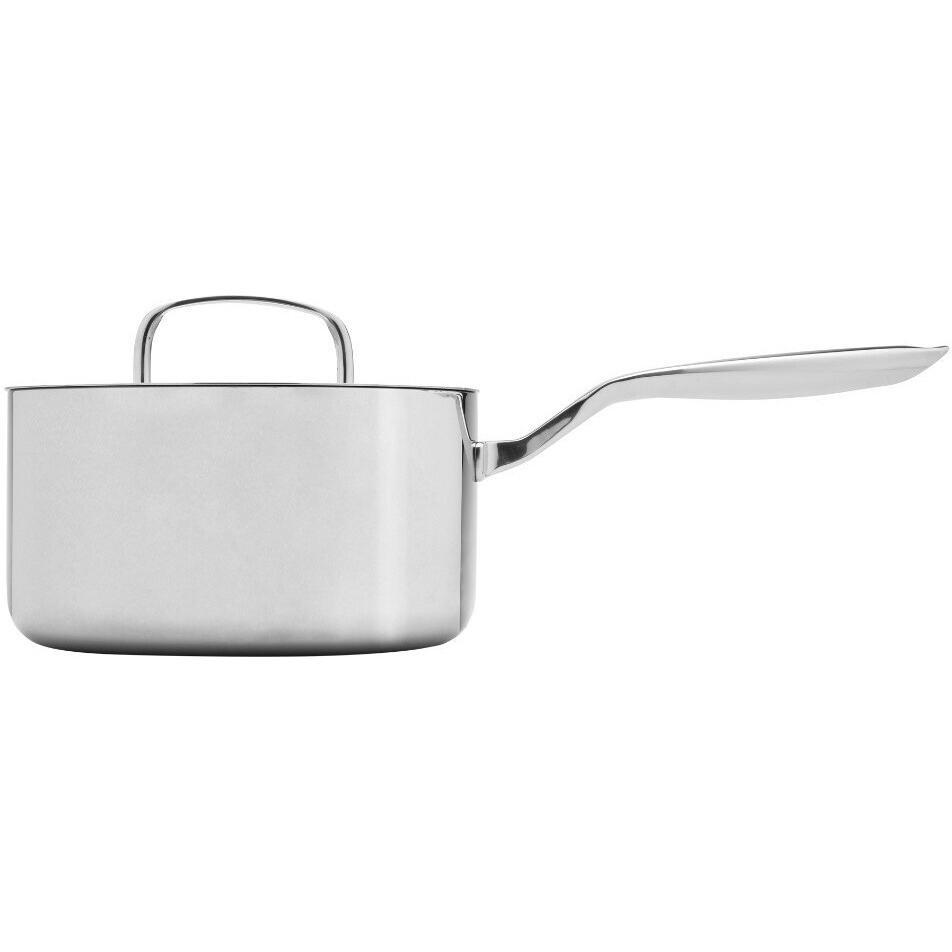 Heirol Cerasafe Triply saucepan with lid, 18 cm/2.5 L, Pfanne + Kochtopf