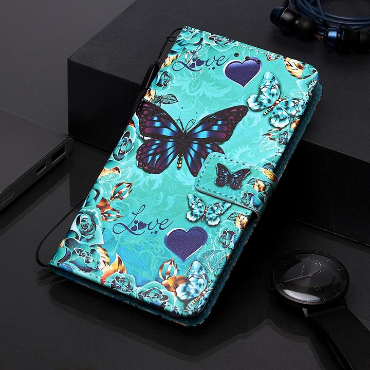 Actual product image Ueli Express iPhone 11 Pro Max Book Case Case with Card Holder Butterflies (Apple iPhone 11 Pro Max)