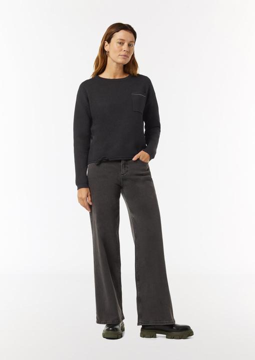 Produktbild Comma Strickpullover Strickpullover mit Schmuckdetail und Glitzergarn (XS)