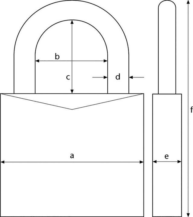 Produktbild Abus Hangschloss 64TI / 50 GL
