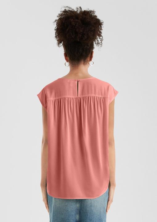 Immagine prodotto s.Oliver Bluse Lockere Viskosebluse mit Spitzeneinsatz (36)