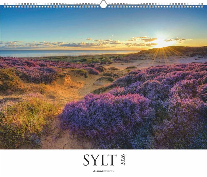 Actual product image Sylt2026-picture-calendarXXL60x50cm-high-quality wall calendar in landscape format
