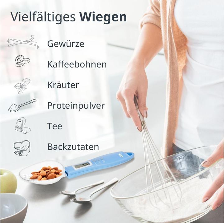 Immagine prodotto ADE Löffelwaage Eni digital Blau, Bedienungsart