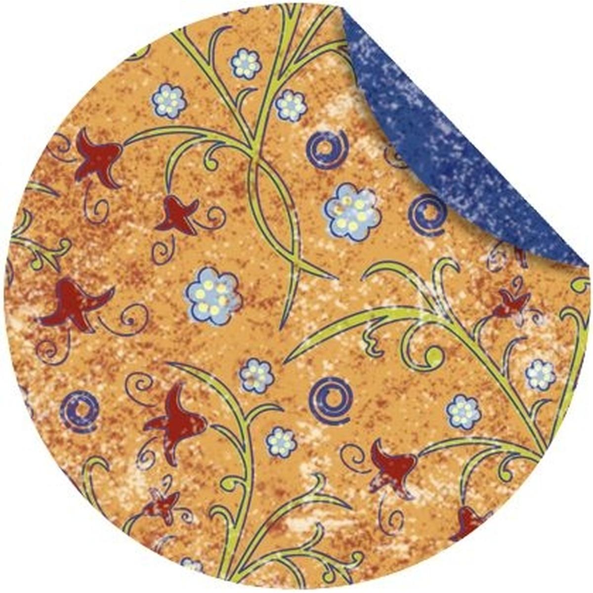 Ursus, Bastelpapier, Faltblätter Florentien 'Paradiso' 80g/qm 10cm rund VE=65 Blatt Motiv 02 (80 g/m², 1 x)