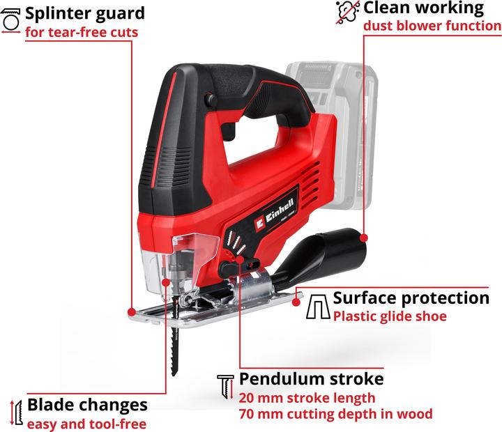 Immagine prodotto Einhell TC-JS 18 Li