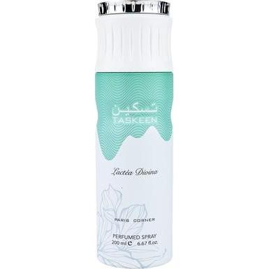 Paris Corner, Deodorante, Taskeen Lactea Divina 200ml Deodorant Spray (Getto vaporizzato, 200 ml)
