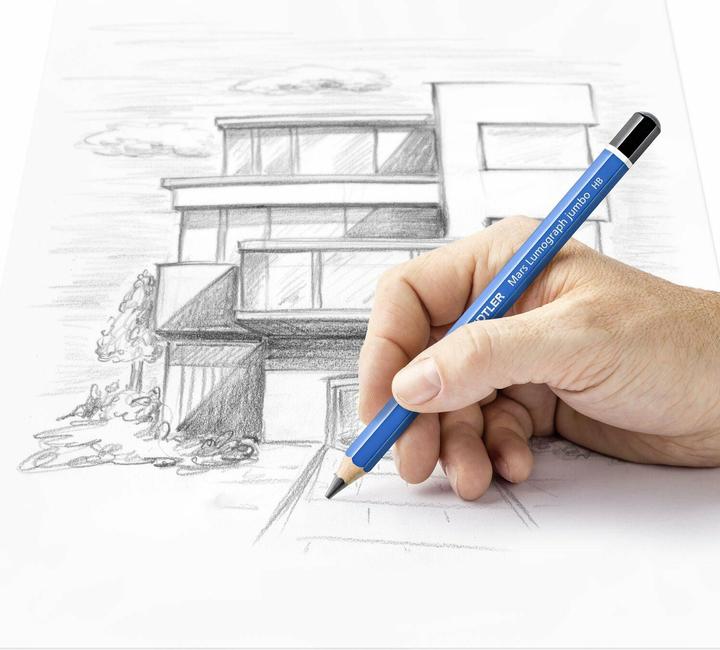 Productafbeelding Staedtler Potlood 'Mars Lumograph jumbo' 2B (5.30 mm, 2B, 1x)