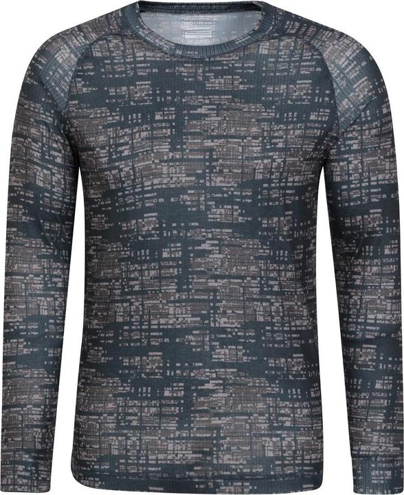 Actual product image Mountain Warehouse Mens Talus Printed Long-Sleeved Thermal Top (L)