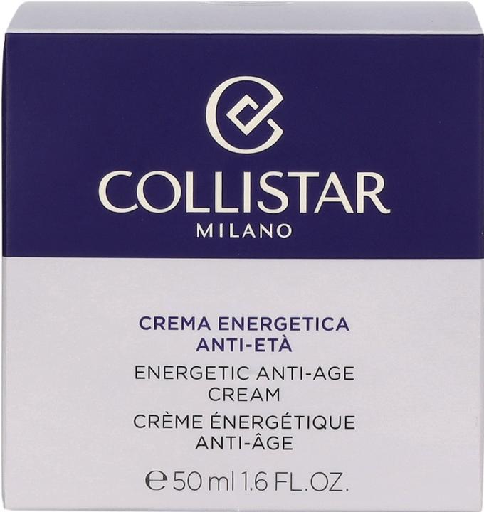 Actual product image Collistar Energetic Anti-age Cream (Ti Amo Italia) with Aglianico red Grape (50 ml, 24h cream)
