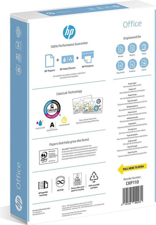 Produktbild HP Office (80 g/m², 500 x, A4)