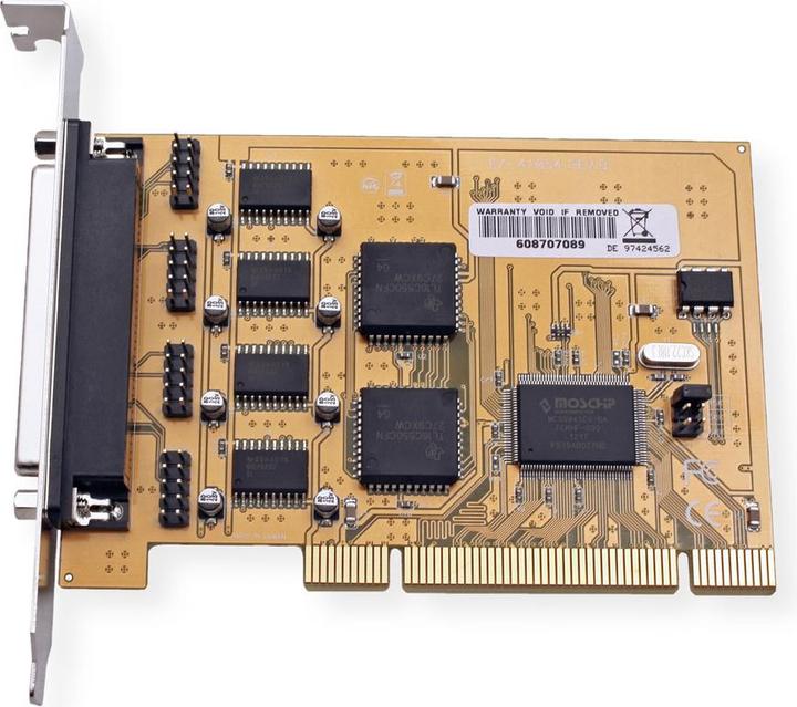 Actual product image Exsys EX-41054, Universal PCI to 4S RS-232 card, 32-bit
