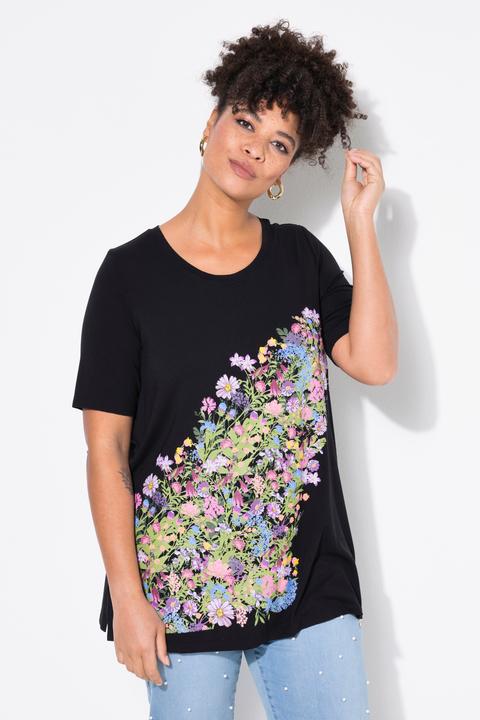 Produktbild Miamoda T-Shirt, A-Linie, Blumen-Motiv (44)