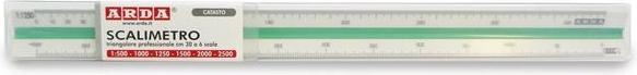Immagine prodotto Arda Scalimetro Uso (30 cm, Materiale sintetico)