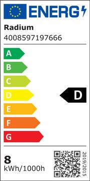 Energie-Label Radium LED-Lampe (E27, 7.50 W, 1055 lm, 1 x, D)