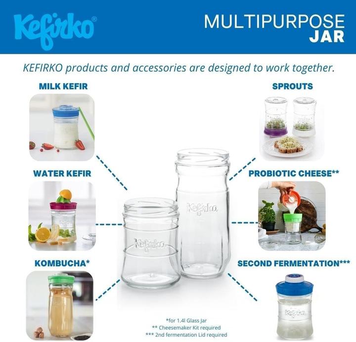 Produktbild Kefirko Fermentationsglas (1.40 l)