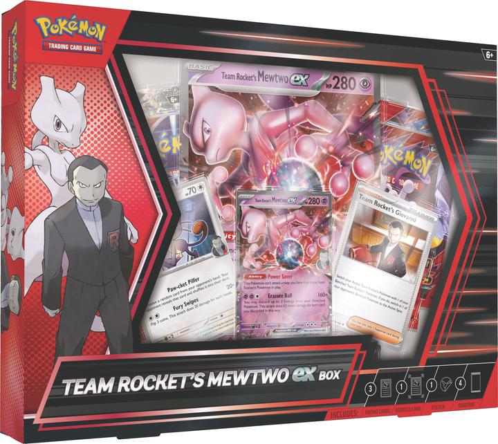 Actual product image Pokémon P-EN Team Rocket's Mewtwo ex Box (English, Box Set & Collection)