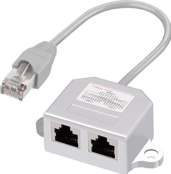 Actual product image LogiLink T-Adapter (Cable Accessories)