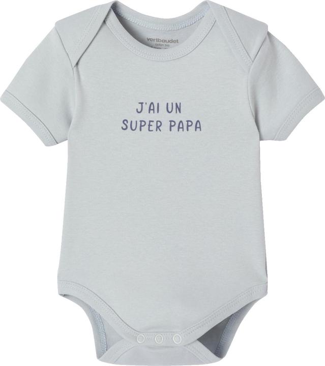 Actual product image Vertbaudet Bio-Kollektion: 5er-Pack Baby Kurzarm-Bodys in Geschenkbox (74)