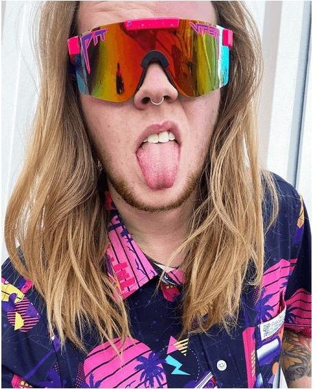 Immagine prodotto Pit Viper The Radical Polarized (Pink, Azzurro)