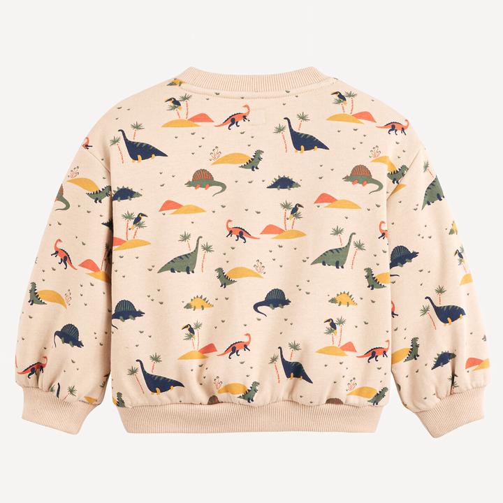 Immagine prodotto La Redoute Collections Sweatshirt mit Rundhals und Dino-Print (92)