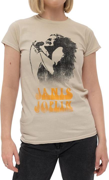 Produktbild Janis Joplin Working The Mic TShirt (XL)
