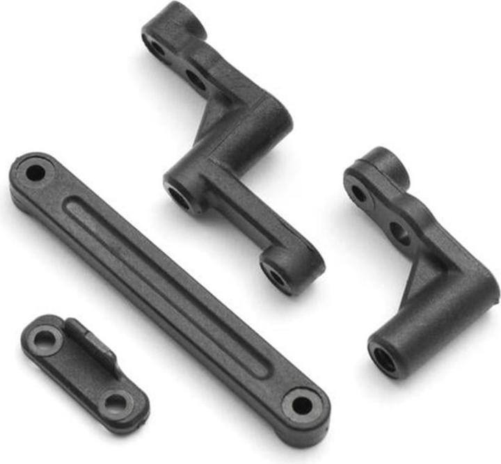 Actual product image Blackzon Steering Bushes + Ackerman Plate