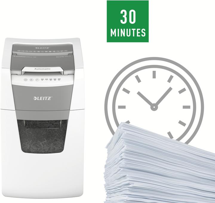 Immagine prodotto Leitz Tritatutto IQ Autofeed Office 150 taglio particellare 44 l (Taglio delle particelle)