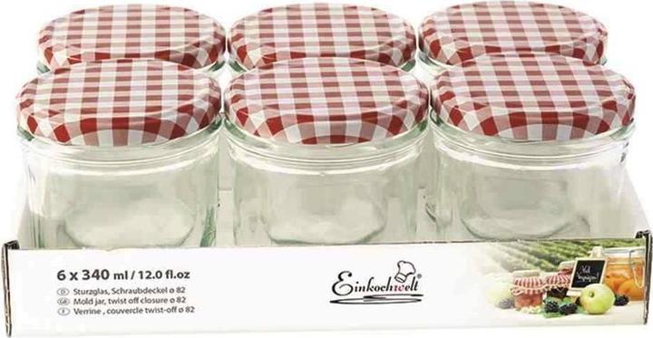 Actual product image Einkochwelt Preserve jars (6 pcs., 0.34 l)