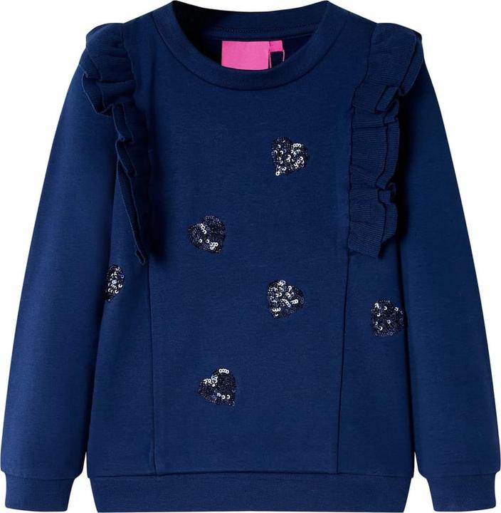 Immagine prodotto vidaXL Felpa da bambino blu navy 104,Materiale: 95 % cotone. 5 (104)