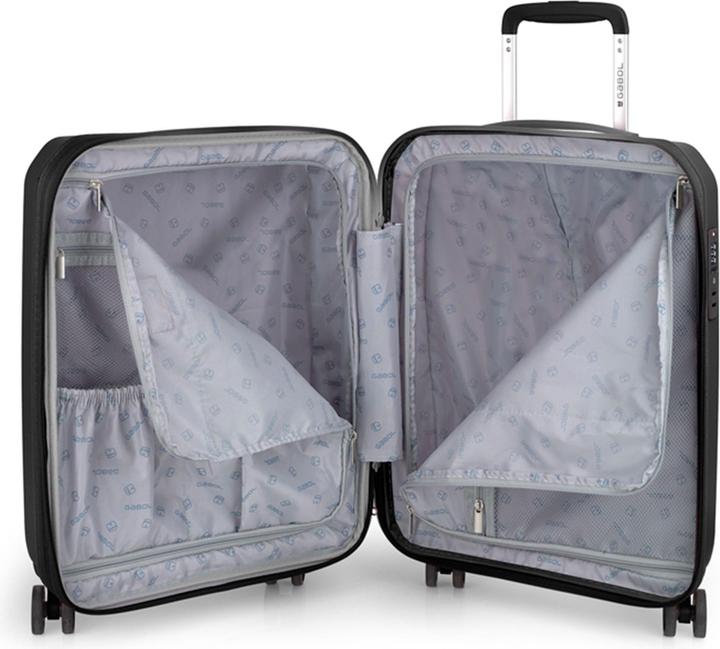 Actual product image Gabol Infinity 4 Rollen Kofferset 3-teilig mit Dehnfalte (219 l)
